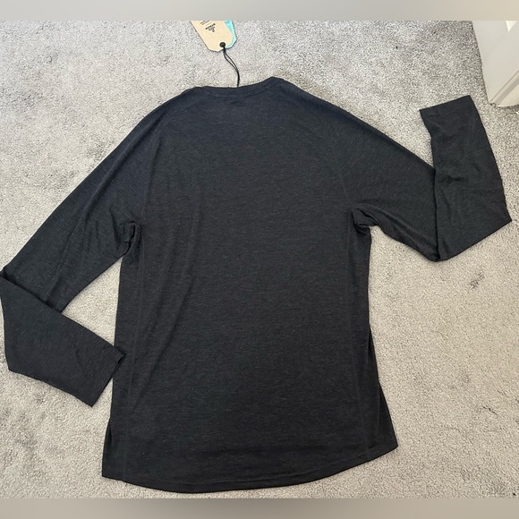 Prana Men’s Mission Trails Long Sleeve Tee Black Heather Size Small - Picture 7 of 7